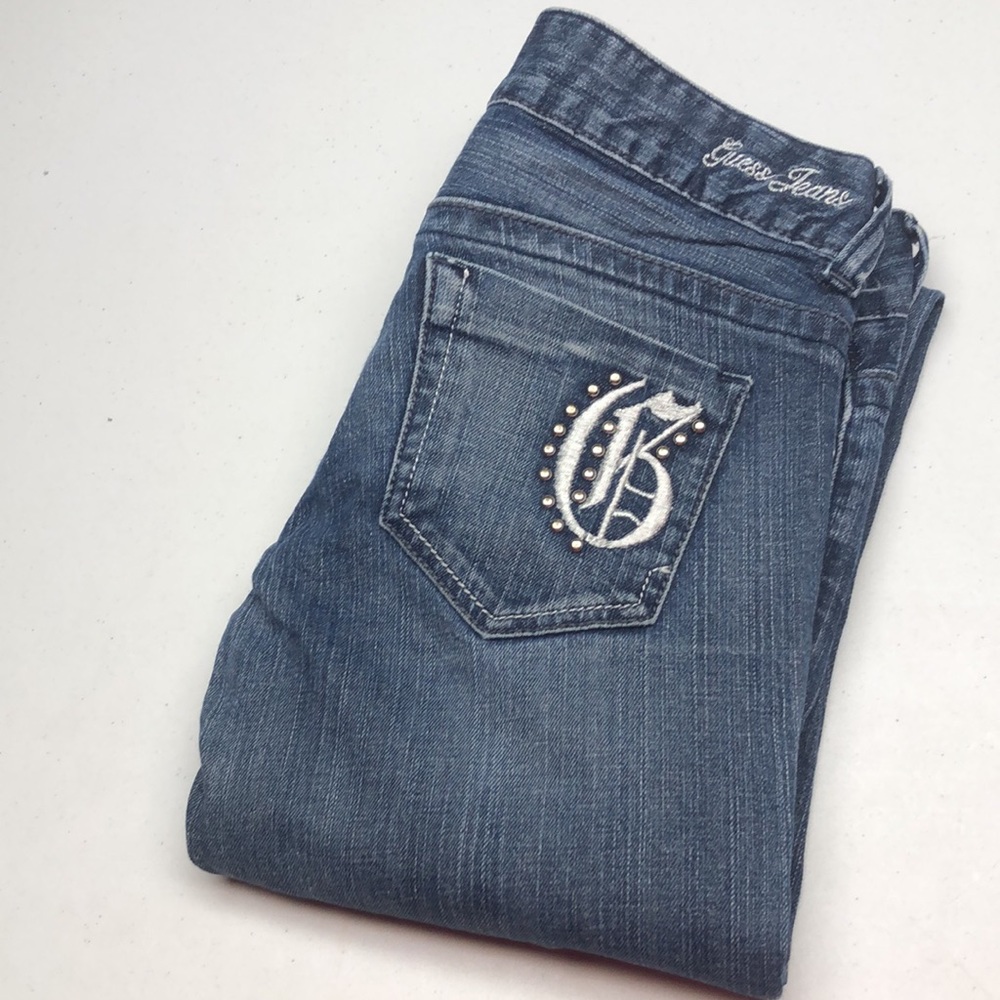 PREMIUM VINTAGE GUESS DAREDEVIL SKINNY JEANS 26x30 😎